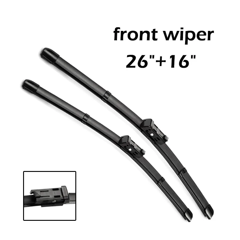 Wiper Front & Rear Wiper Blades Set For Audi A3 / S3 8V 2012 13 14 15 16 17 18 19 2020 Windshield Windscreen 26