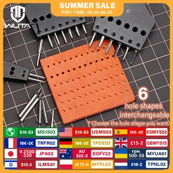 WUTA 3G Leather Punches Head Replaceable Pricking Iron Removable Diamond Olive Round Hole French Style Chisel DIY Craft Tools