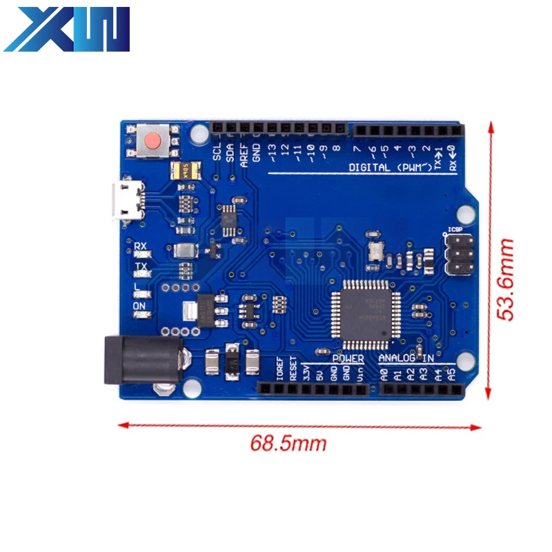 Leonardo R3 Microcontroller Original Atmega32u4 Development Board With USB Cable Compatible For Arduino DIY Starter Kit