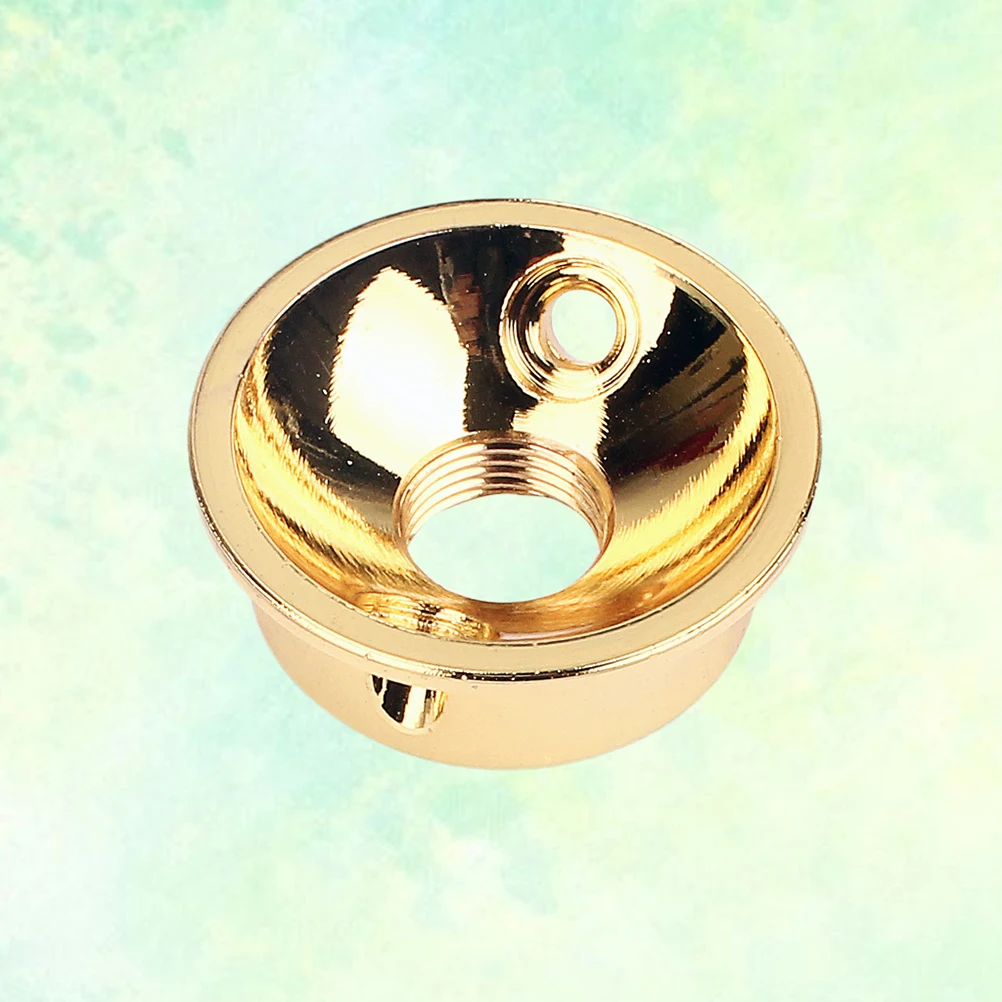 

Guitar Plug Electric Hardware Round Accessories Parts Jack Plate Electricguitar
