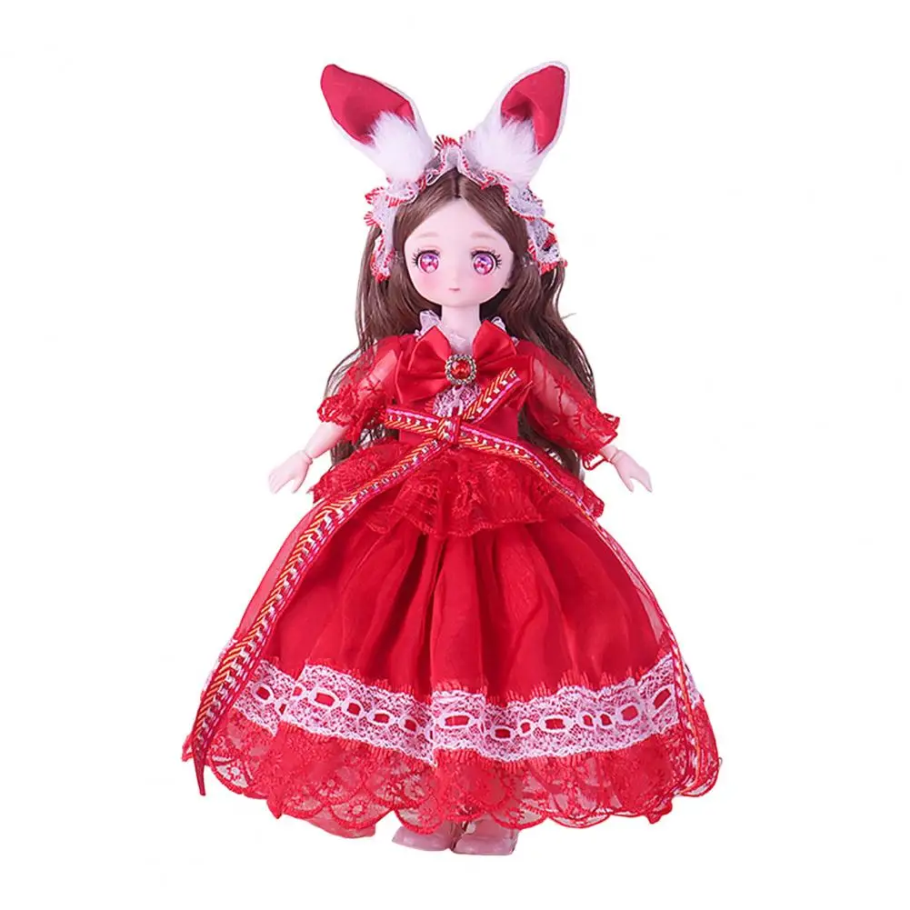 Giocattolo per bambola da collezione Posable Princess Lolita Dress Bjd Doll Toy Action Figure da collezione con vestiti Palla da 30 cm per ragazze