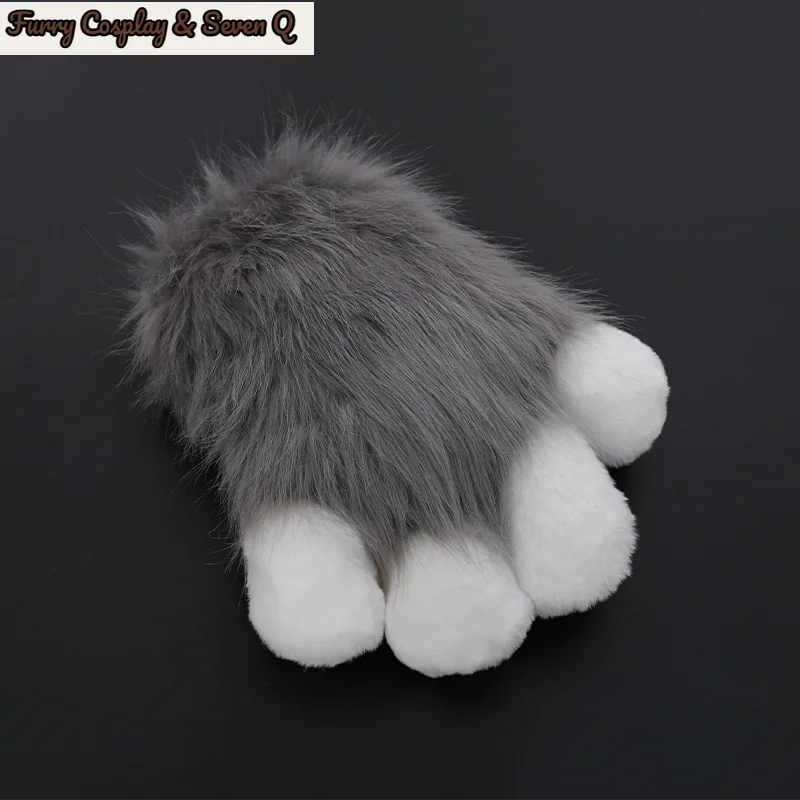 COS Kawaii Animal Furry Cosplay Anime Furrsuit Cat Rabbit Dog Fox Paws Gloves Prop Accessories Halloween Girls 6