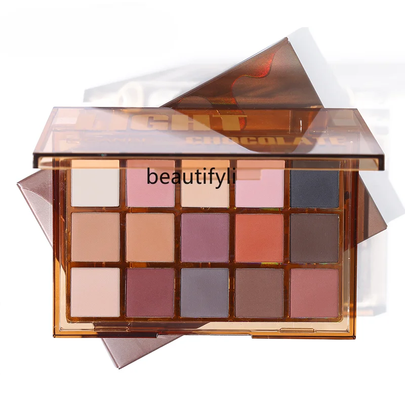 Full Matte Eye Shadow Fromage Cocoa Earth Color Series Eye Shadow Plate Multicolor Brown Smoky Makeup Niche Makeup