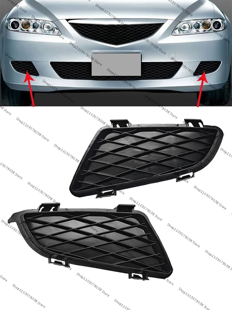 

Для Mazda 6 GG 2002 2003 2004 2005, решетка переднего бампера, противотуманная фара, крышка GJ6A50C21