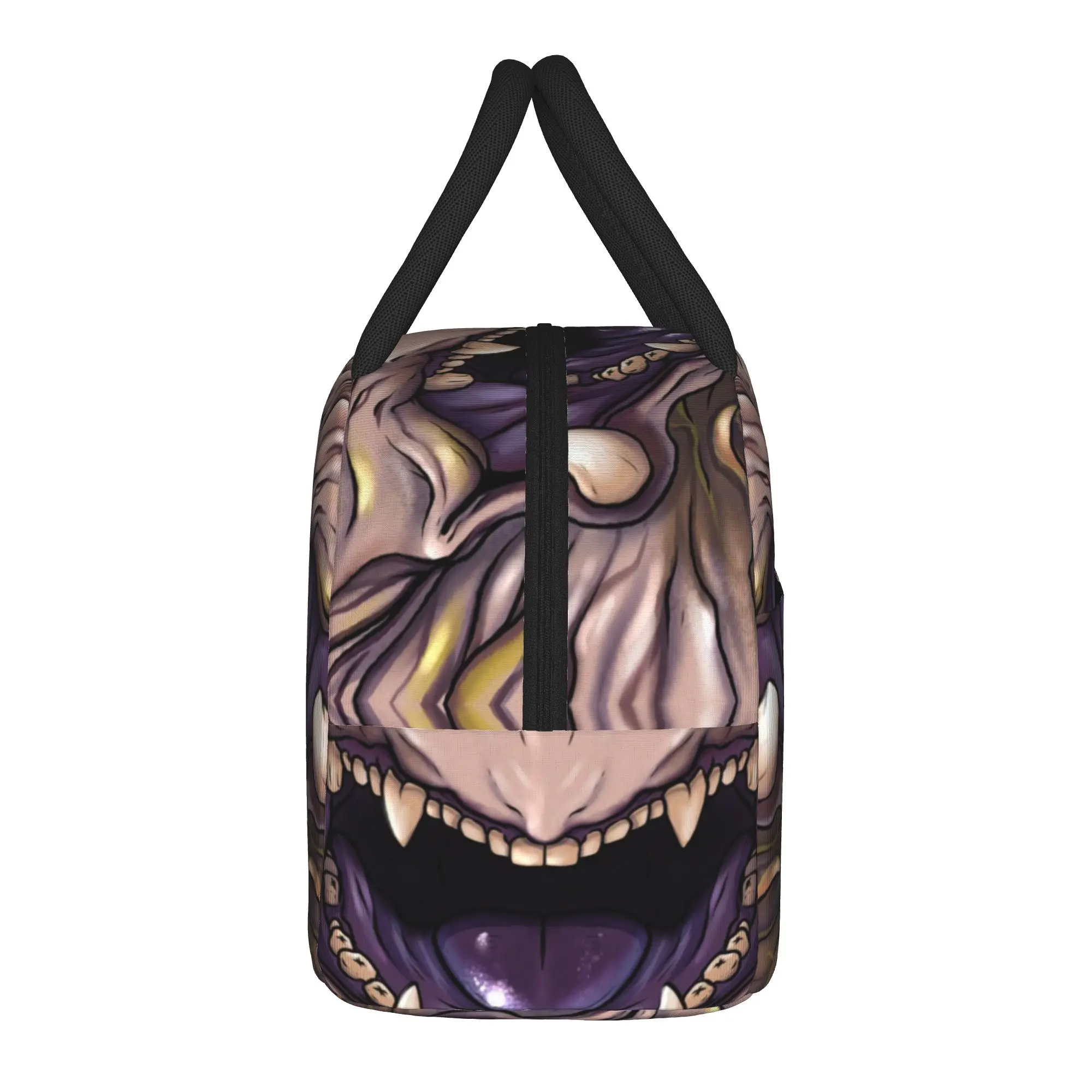 Shara Ishvalda Monster Hunter World Iceborne Insulated Lunch Bag Kanji MHW Cooler Bag Tote Lunch Box College  Travel Bento Pouch