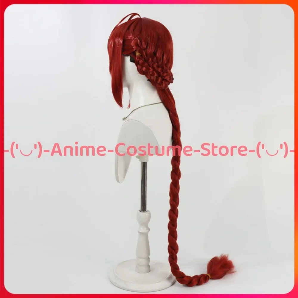 Twisted Wonderland Riddle Rosehearts Cosplay Pruik Vlecht Anime Game Karakter Halloween Carnaval Feestkostuum Pruiken Synthetisch haar