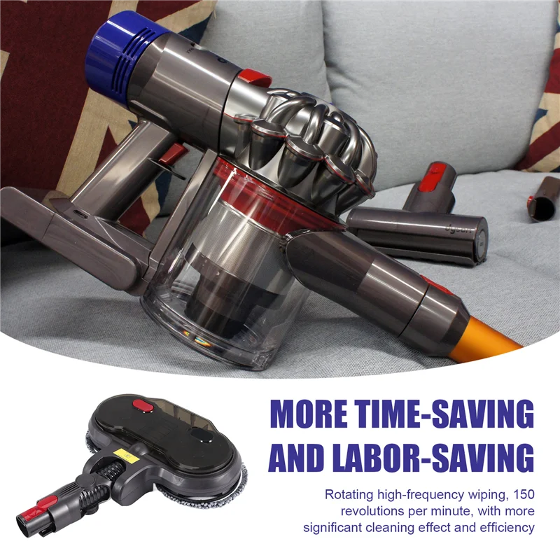 

BOFO подходит для пылесоса Dyson V7/V8/V10/V11, электрическая швабра, чистящая головка с резервуаром для воды, швабра