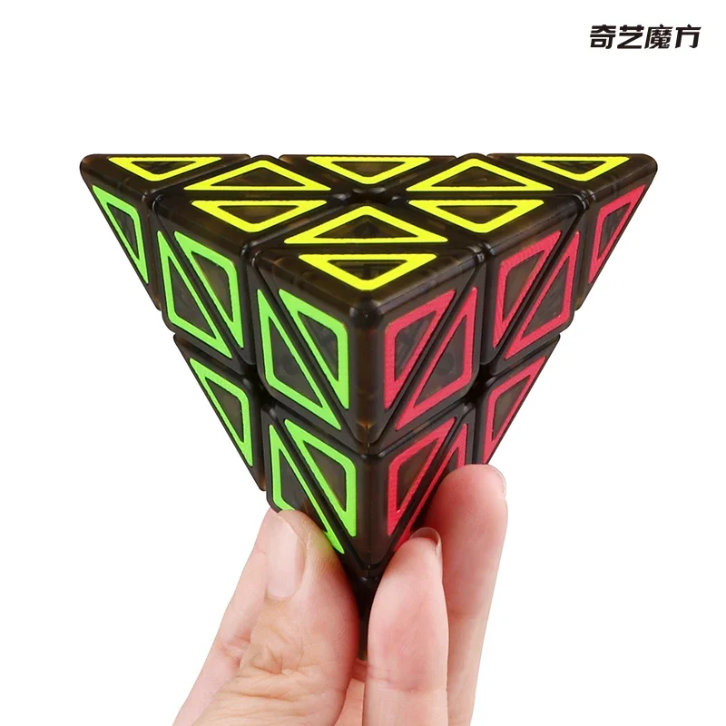 QYTOYS Dimension Pyramide Magie Cube Cubo Magico Professionelle Neo Geschwindigkeit Cube Puzzle Anti-Stress-Spielzeug Für Kinder