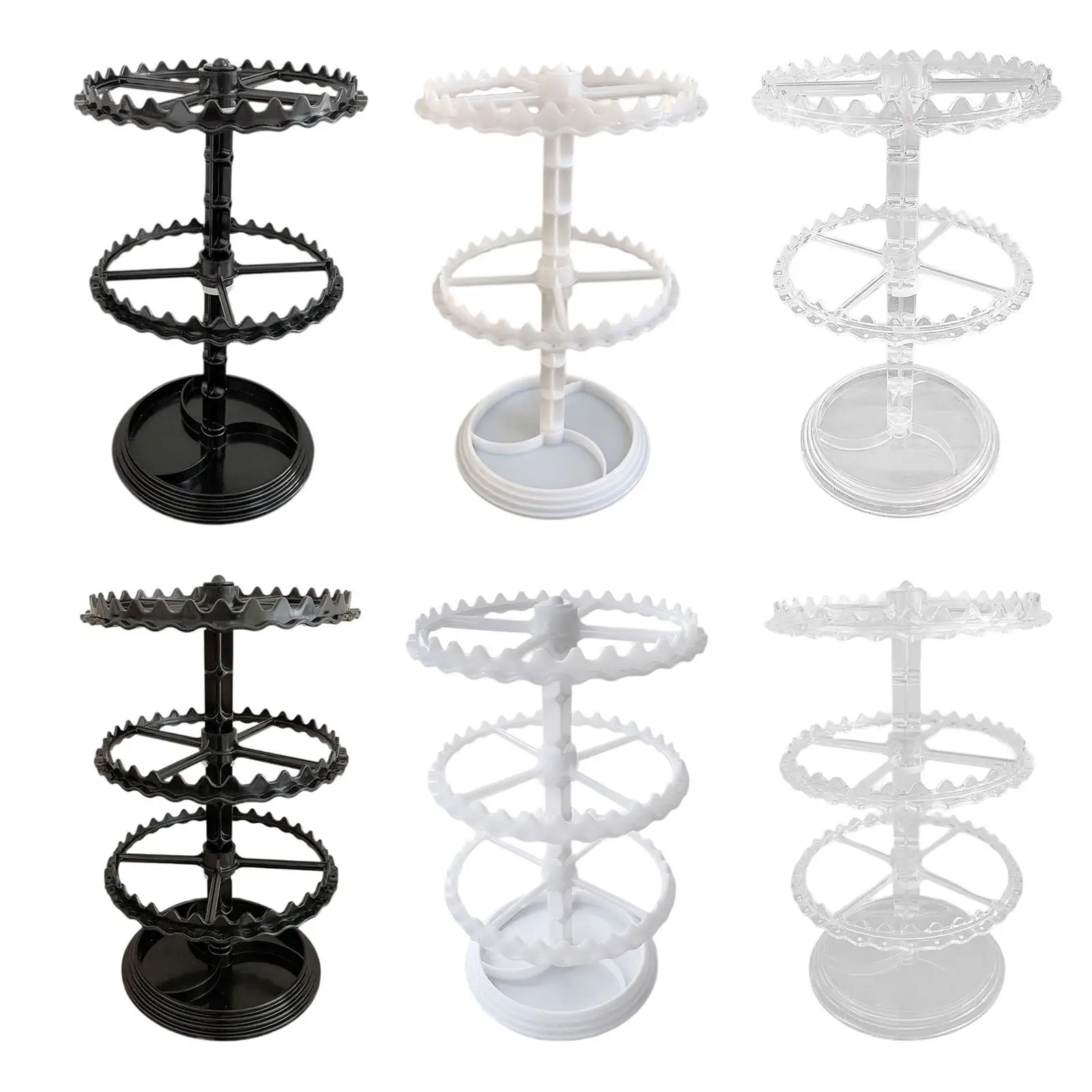 Earring Organizer Holder,Rotating Hanging Rack,Jewelry Display Stand,Storage Rack for Necklace Vanity Table Earrings Bracelet