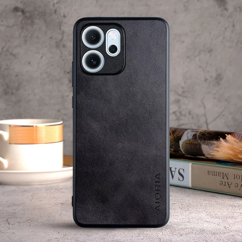 Funda para Oppo Reno 14 13 12 11 10 Pro Plus Reno11 Reno12 Reno13 Reno14 F 5G coque Funda de cuero Vintage de lujo funda capa