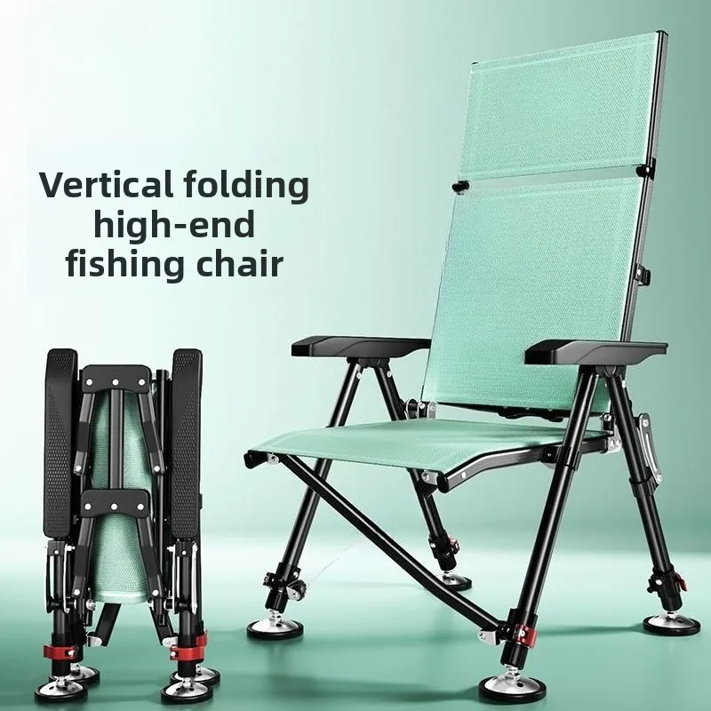 Sedia da pesca pesca selvaggia tavolo multifunzionale da pesca reclinabile per tutti i terreni pieghevole sgabello europeo ultraleggero