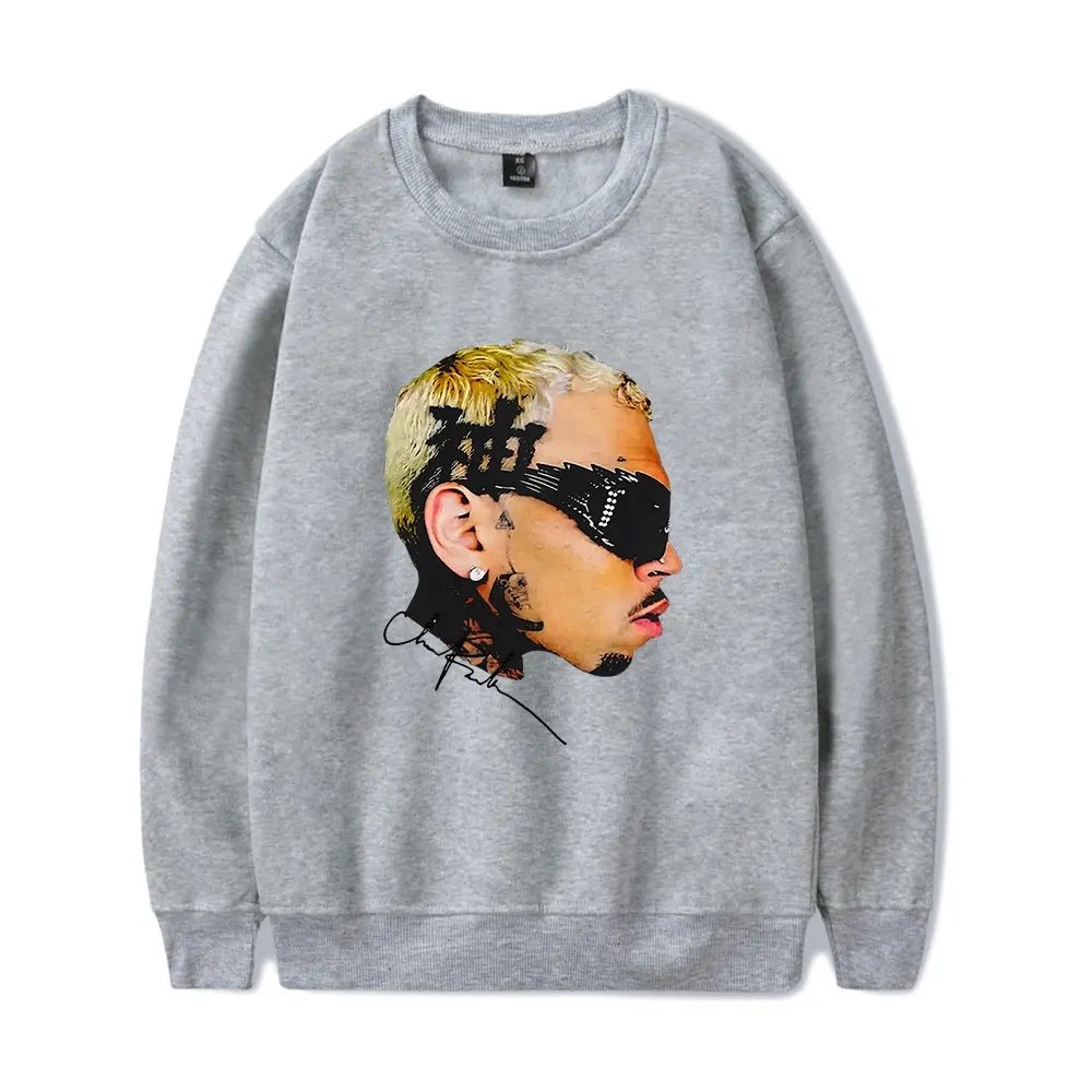 كريس براون ميرش 2025 بلوزات تأثيري النساء الرجال موضة الشارع الشهير الهيب هوب الرياضة البلوز البلوز