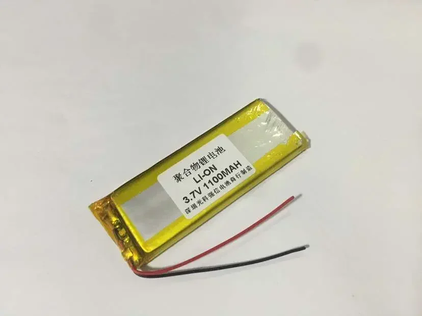 Nuova batteria al litio polimerica genuina da 3,7 V 1100 MAH alta anti Nuova batteria ricaricabile per telefono cellulare calda Elettricità durevole