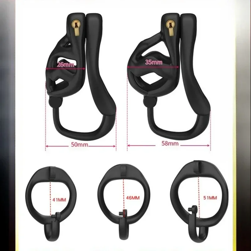 3d printed male sex toys Male Chastity Cage 3D Printed Sissy Cage Cock Cage with Soft TPE Bondage  Gear & Accessories Adult Sex Toys Slave Tool Chastity Devices (Pink)… in  Saudi Arabia main image 1