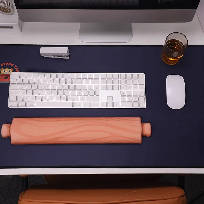 Rubber Cute Shiba Inu Keyboard Wrist Rest Ergonomic Anti-slip Keyboard Hand Support Pad For Gaming Office Desktop