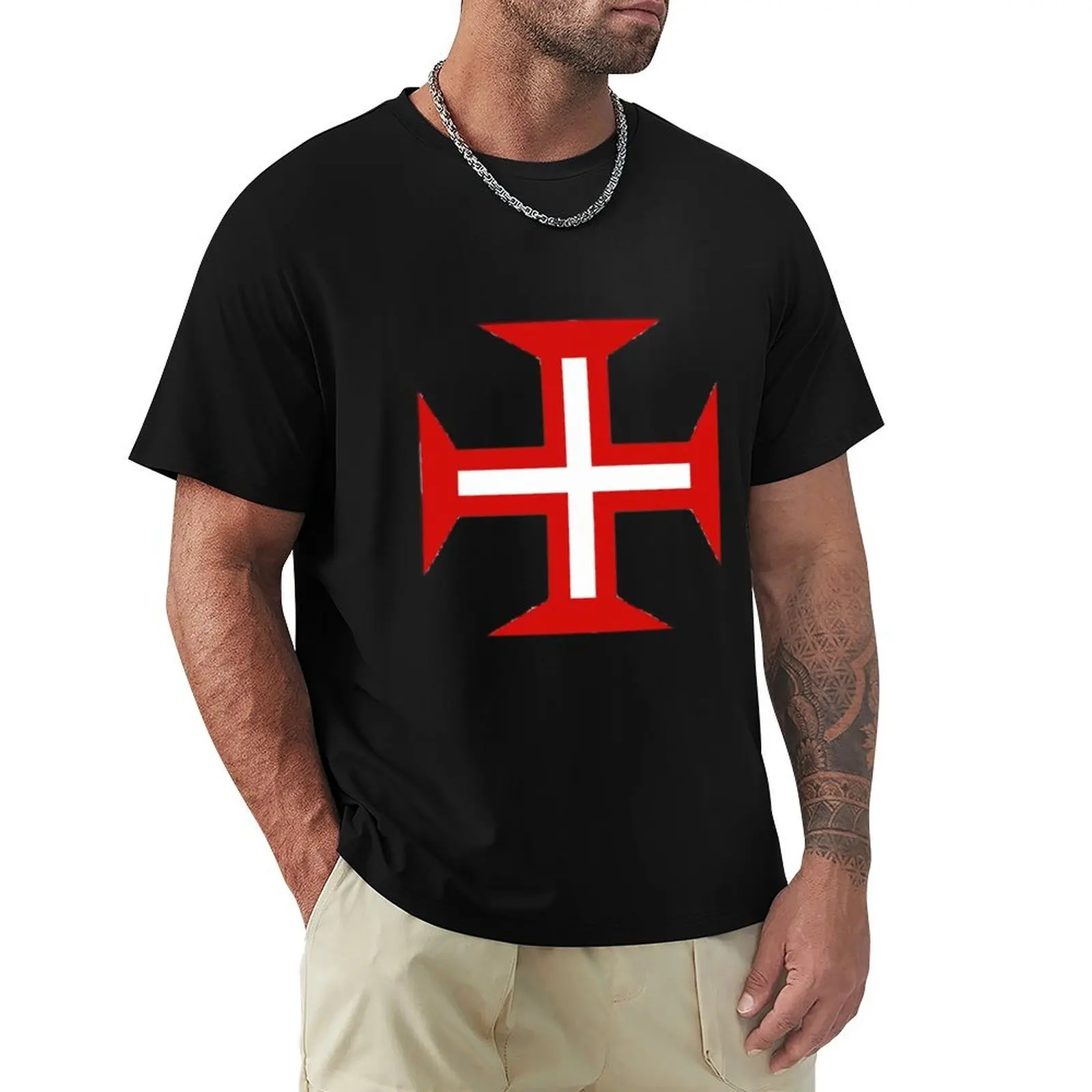 

Portugal Templar T-Shirt Basic Casual Short Sleeve Cotton Shirt