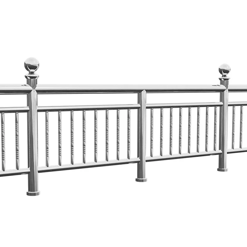 التخصيص الحديثة في الهواء الطلق الفولاذ المقاوم للصدأ أنبوب قضيب الدرابزين سهلة التركيب للفيلات شرفة درابزين الدرابزين شرفة #1