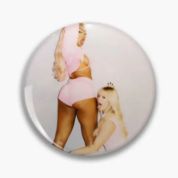 Renee Rapp Megan Thee Stallion  Soft Button Pin Collar Cartoon Women Creative Fashion Badge Jewelry Hat Funny Decor Lover Cute