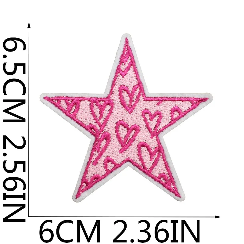 الوردي الأفعى الليمون القوس القلب ستار نظارات الحديد على خياطة التطريز شارة بقع DIY بها بنفسك تي شيرت قبعة ظهره الملابس يزين ملصق #4