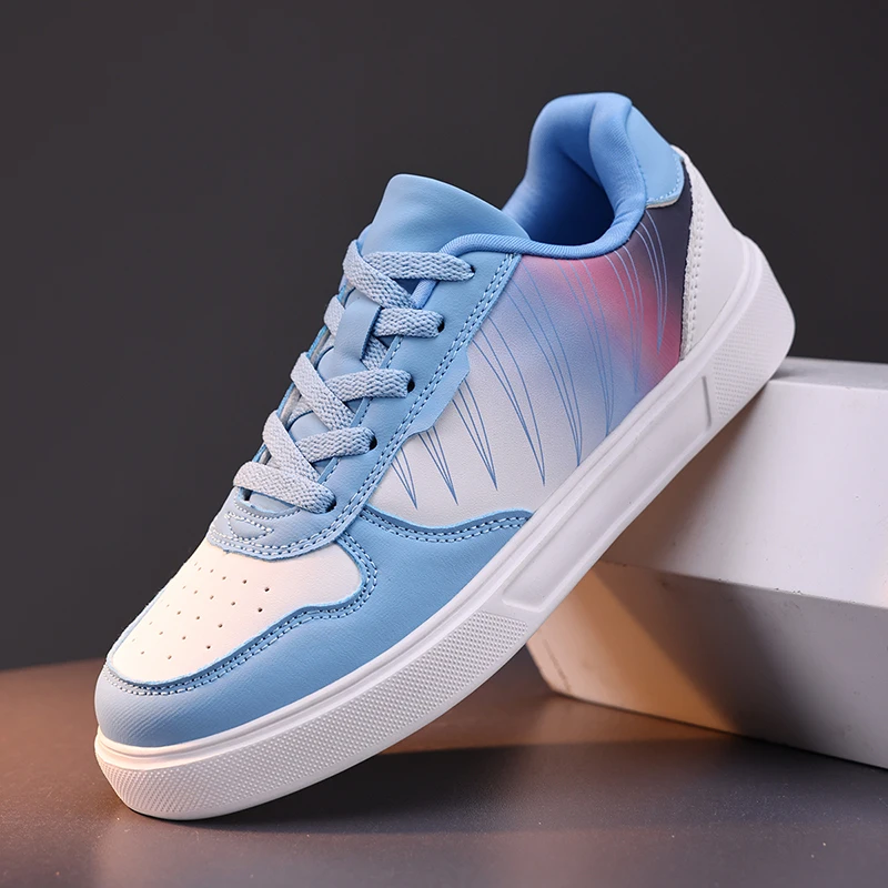 

New Designer Men Women White Sneakers Leather Fashion Casual Sports Shoes for Men Comfortable Board Shoes Leisure Walking Shoes