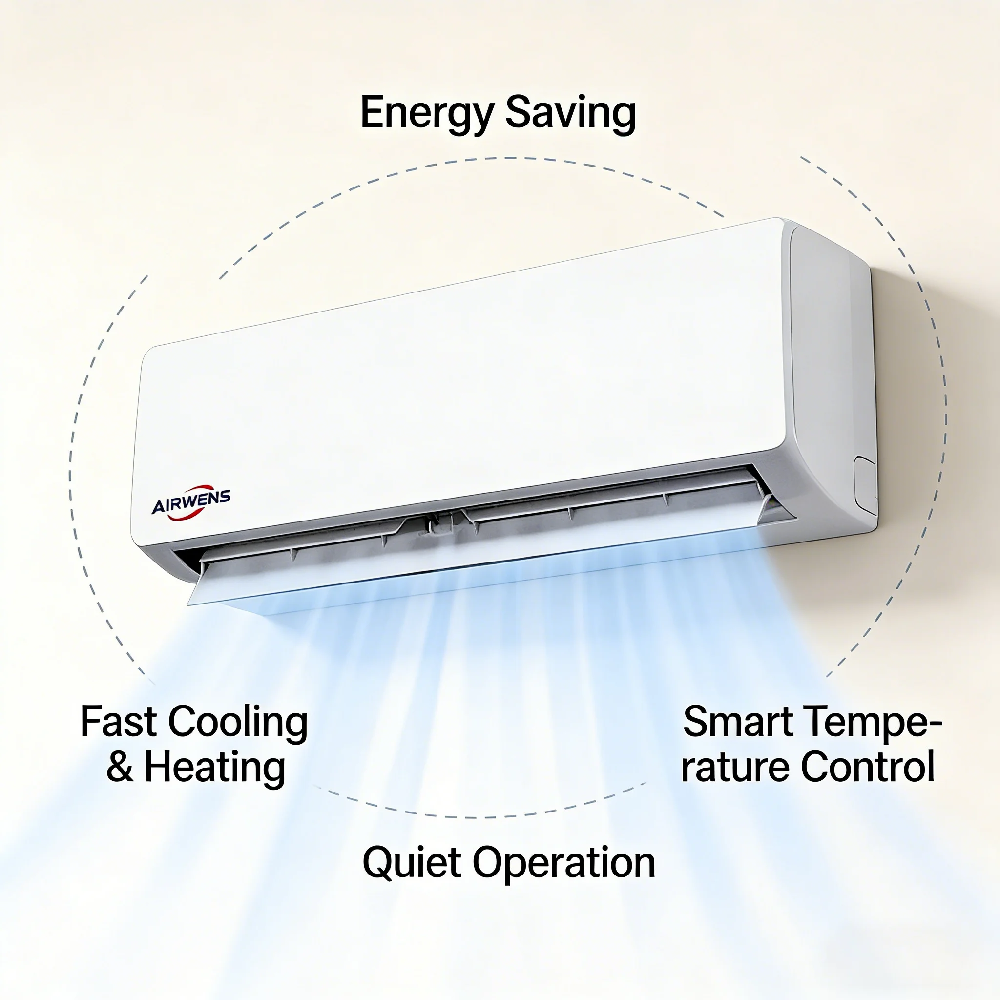 

Used 12000BTU Smart Split Air Conditioner R32 Inverter Energy Saving AC Heating Cooling US EU