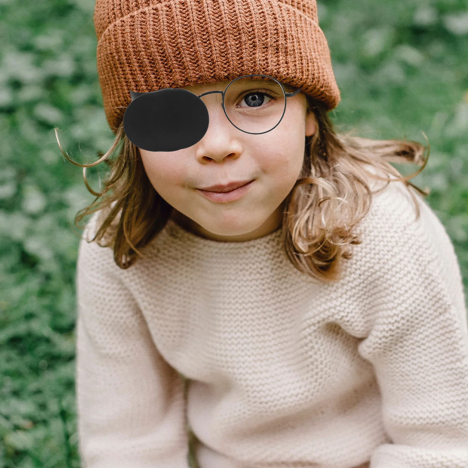 

2Pcs Silicone Eye Patch Kids Glasses Cover Protective Light Pad and Training Supplies Kids Glasses Cover