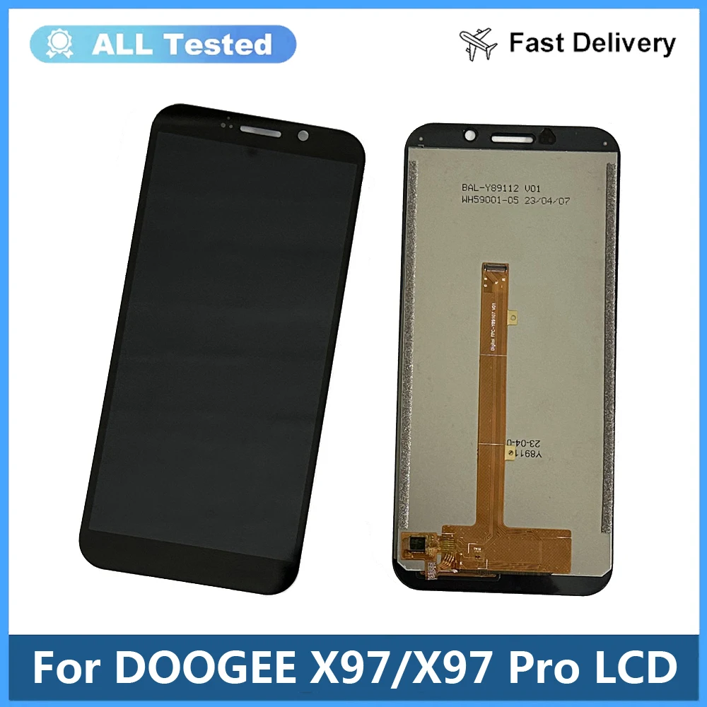 6 inch For DOOGEE X97 Pro LCD Display Touch Screen Digitizer Assembly 100% Original LCD Display For Doogee X97 LCD Sensor