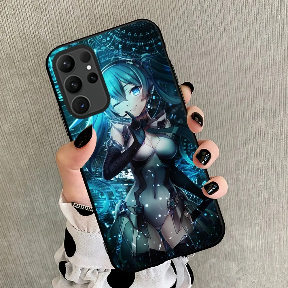 bilibili Virtual Idol Singer H-Hatsune M-Miku Phone Case For Samsung Galaxy S24 S22 S23 S30 Note 20 10 Plus Lite FE ULTRA Shell