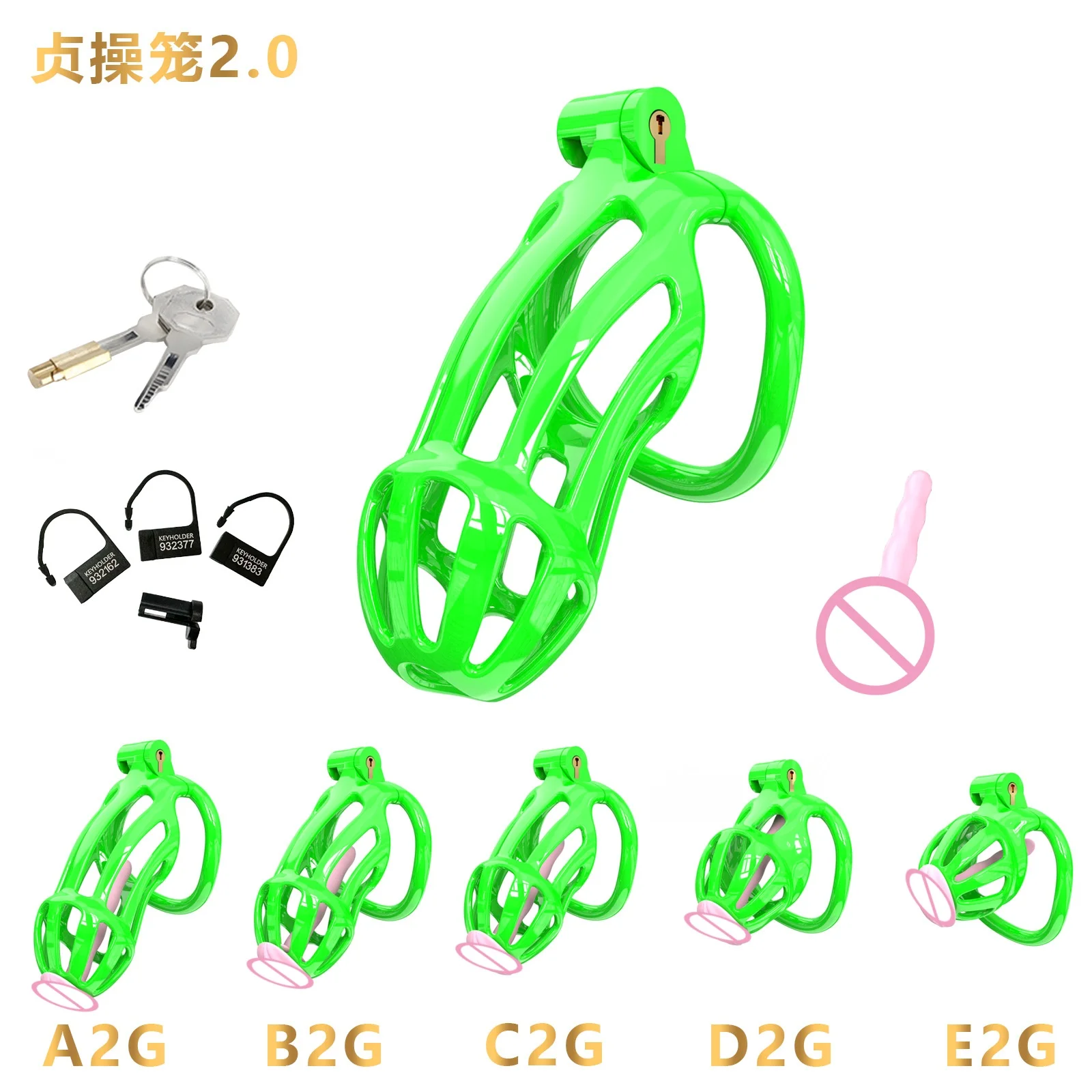 Cobra Chastity Cage 5 Size Ring Anti Cheating With Urethral Catheter BDSM Bondage Cock Cage Abstinence Penis Lock Gay Sex Toys18