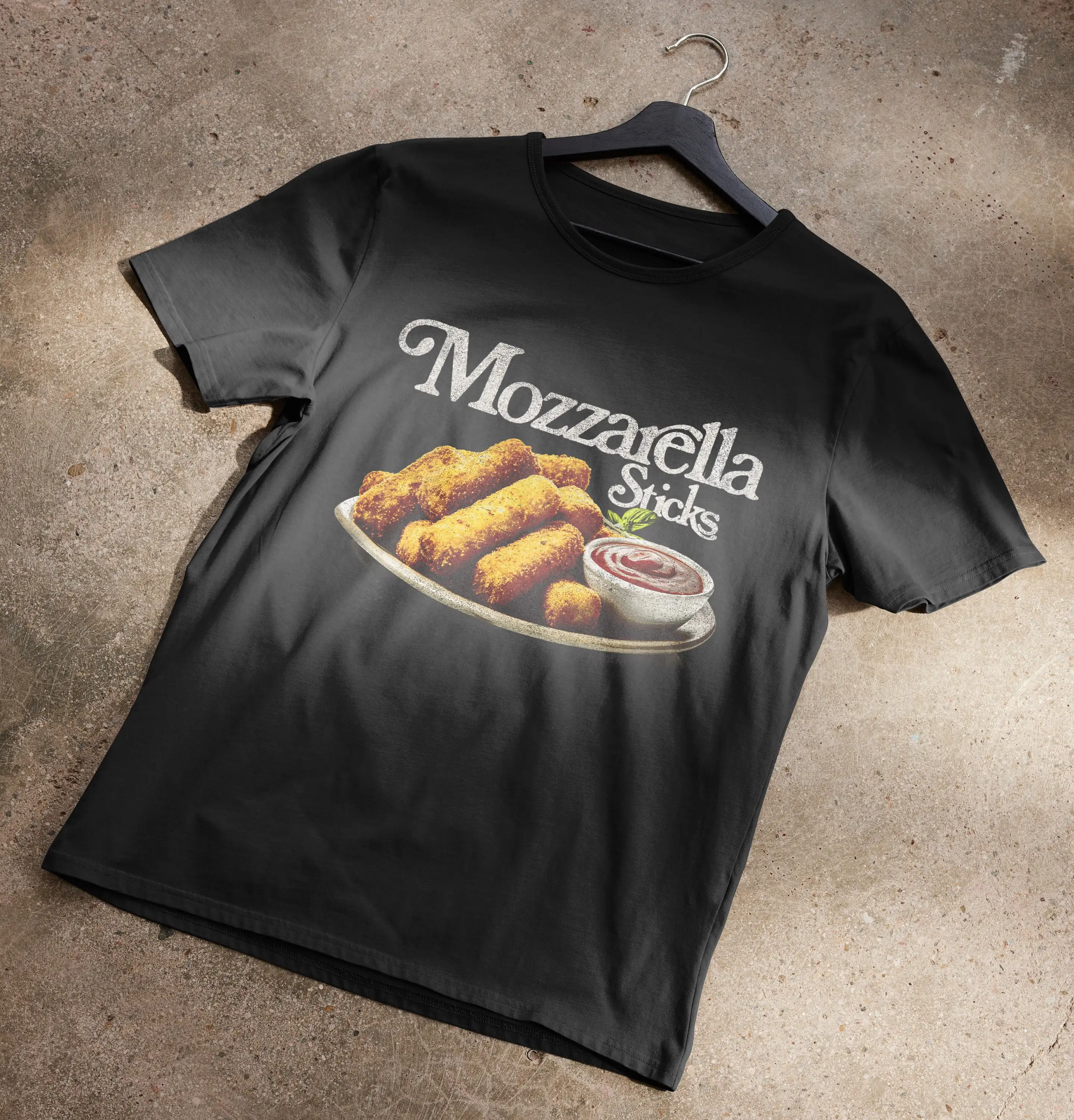 Mozzarella Sticks Slogan Women T-shirt Chicken Roll Cheese Print Female Shirt New Fashion Family Party Casual Comfort Girl Tee