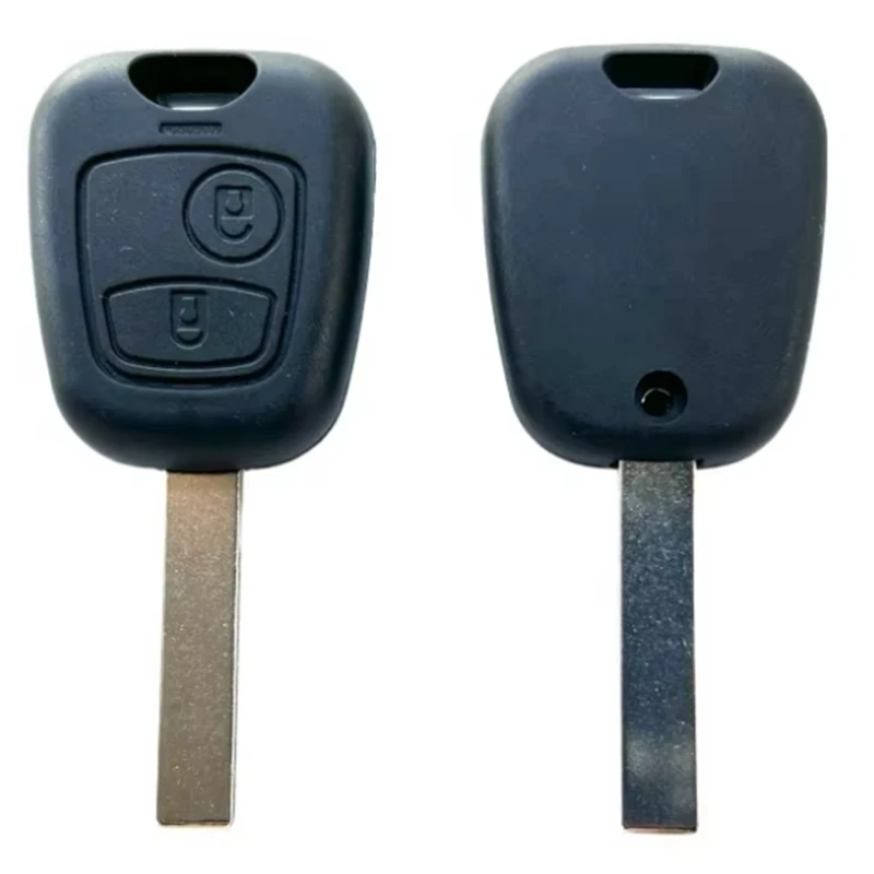 FLYBETTTER OEM 10Pcs Replacement Key Case 2Button Remote Key Shell For Peugeot 307 For Citreon C2 C3 With HU83 Blade