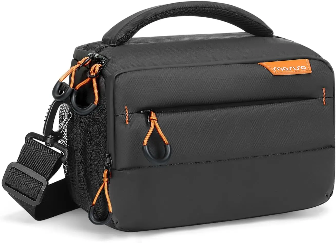 

Компактные сумки на плечо для фотокамер DSLR/SLR/беззеркальных камер, водонепроницаемая сумка через плечо с мягкой подкладкой для фотосъемки Canon/Nikon/Sony