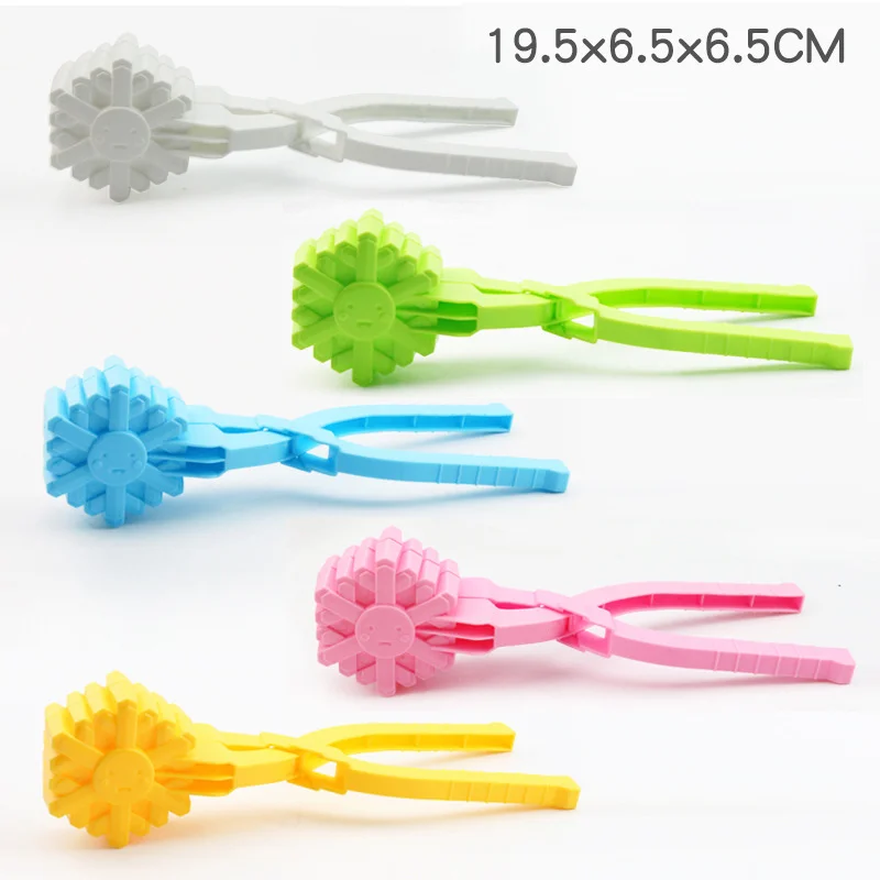 Snowball Clamp Duck Snowflake Grenade Shape Snowball Making Tongs Winter Outdoor Snow Play Sports Toys Snowball Throwing Tool