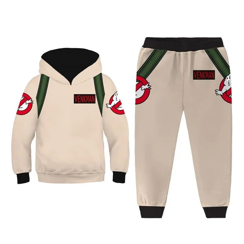 ghost Cosplay Busters Costumes Halloween Costume for Kids Anime Figure Sweater Jacket Hoodie Carnival Suit Clothes Dress