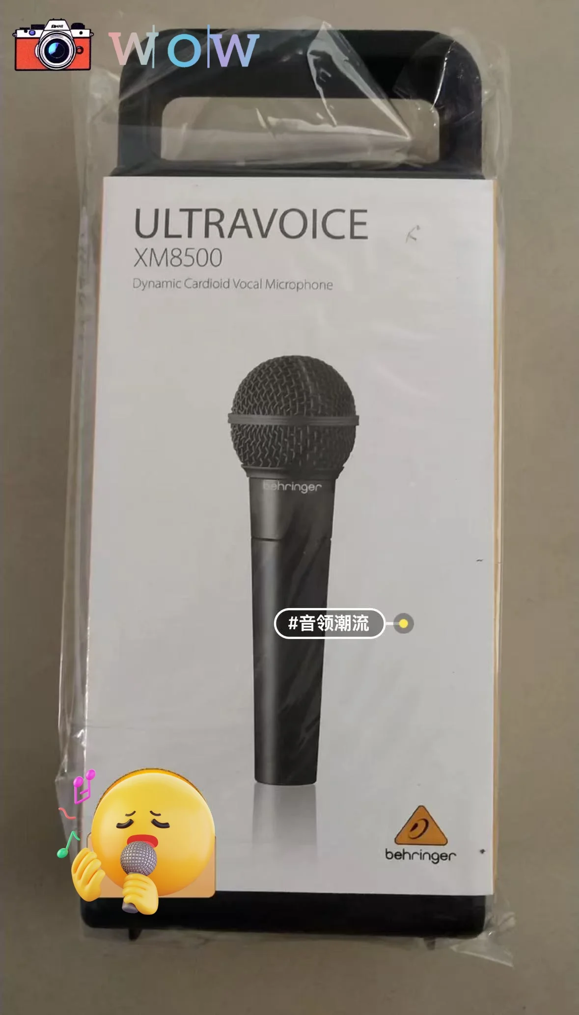 Behringer XM8500 Dynamic Cardioid Vocal Microphone Karaoke Handheld Karaoke Mic For Performers and Home Recording Enthusiast