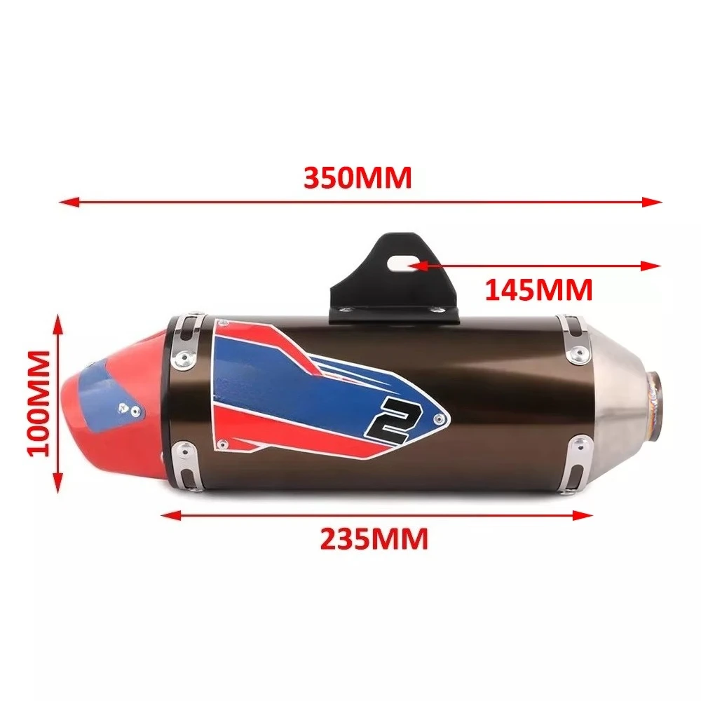 Muffler Pipe Full Kit Motorcycle Exhaust Pipe For HONDA CRF150F/CRF230F 2003-2013/CRF 230F Exhaust Pipe Nozzle Muffler