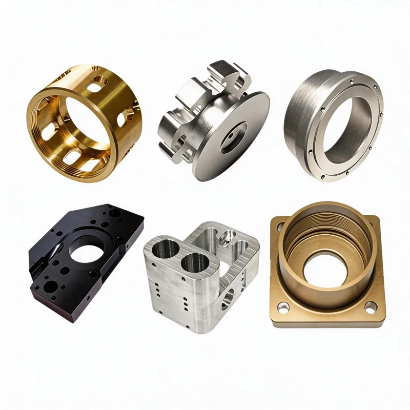 

Brass Aluminum Stainless Steel Precision Machined Parts Industrial Equipment Custom Flanges Bearing Housings Valve