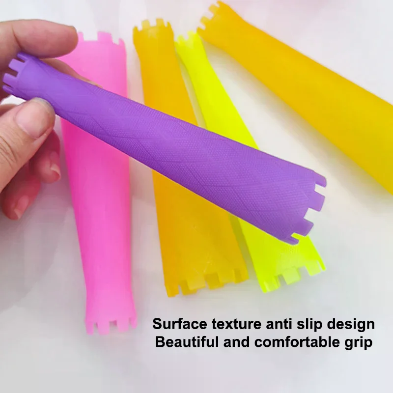 

6Pcs Hair Perm Rods Cold Wave Rods Plastic Perming Rods Hair Curling Rollers DIY Curlers Heatless Hair Curler Hair Styling Kit