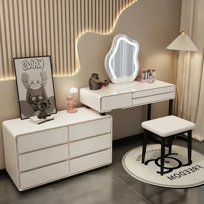 Luxury Nordic Dressing Table Organizers Storage White Makeup Dressing Table Bedroom Classic Coiffeuse De Bedroom Furniture