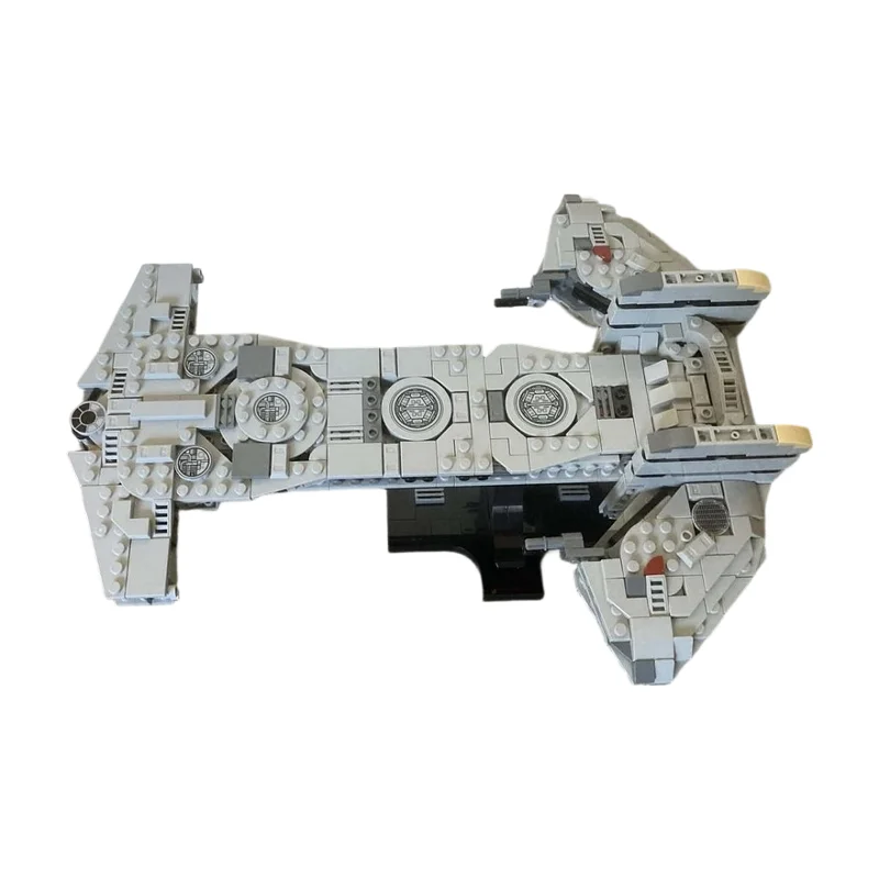 

Конструктор MOC: Модель научно-фантастического космического боевого корабля, набор для сборки межзвездного военного корабля для коллекции и демонстрации, 685 деталей