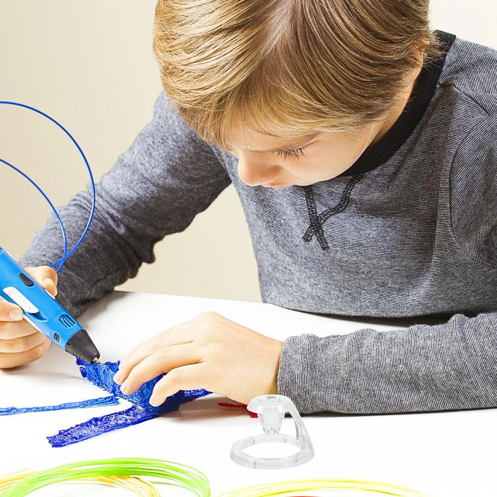 

Holder Stand Base For Desk Durable Pc Material Single Storage Rack 3D Printing Pen Holder 3D Pen Display Stand