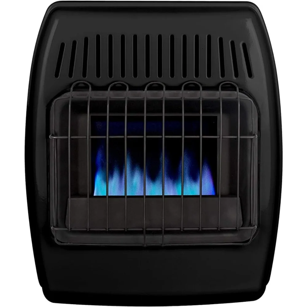 

Dyna-Glo 10,000 BTU Liquid Propane Blue Flame Ice House Vent Free Wall Heater, Black