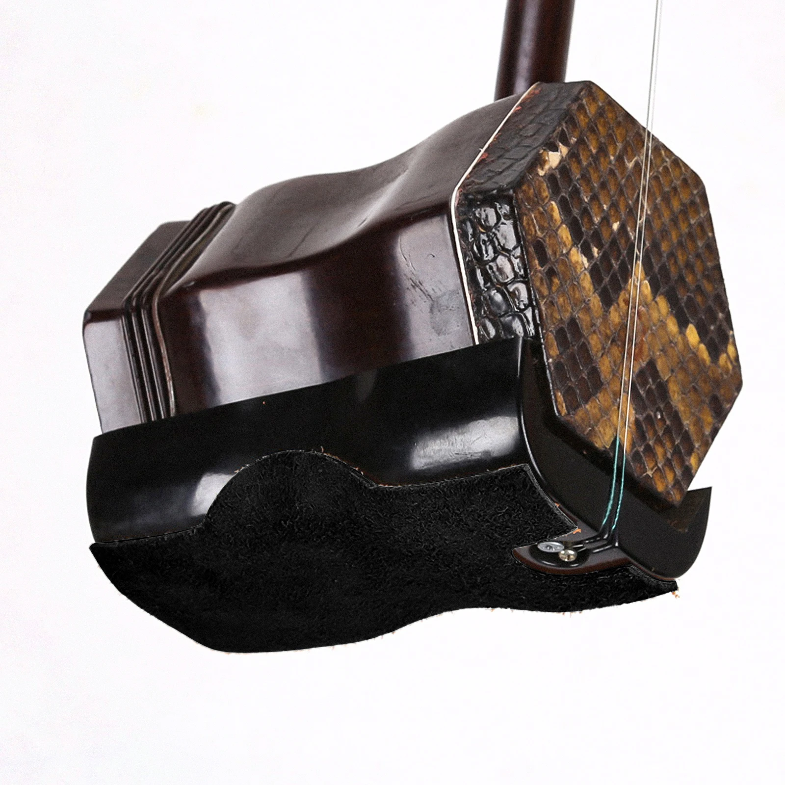 

2 Pcs Anti-slip Mat Erhu Bottom Support Accessories Wear-resistant Pad for Pipa Nonslip The Strings Cowhide