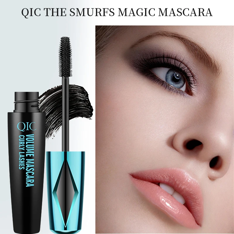 QIC 3D มาสคาร่ายาวสีดํา Lash Eyelash EXTENSION Eye Lashes แปรงแต่งหน้าความงามมาสคาร่าติดทนนาน
