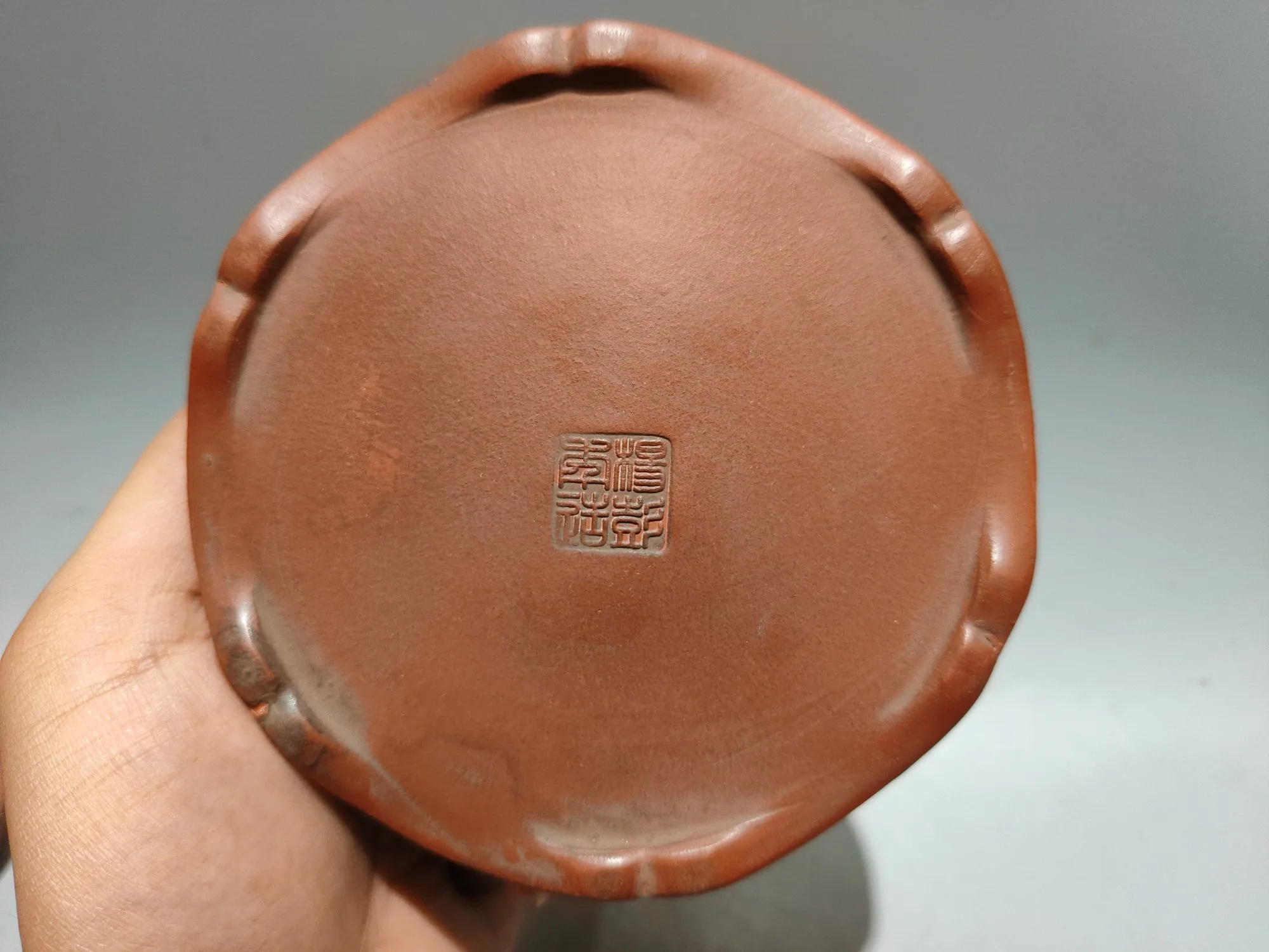 Purple Clay Teapot Inlaid Jade Beam Pot Jade handle Bamboo spout pot Rabbit covered pot Kettle Tasting tea ceremony