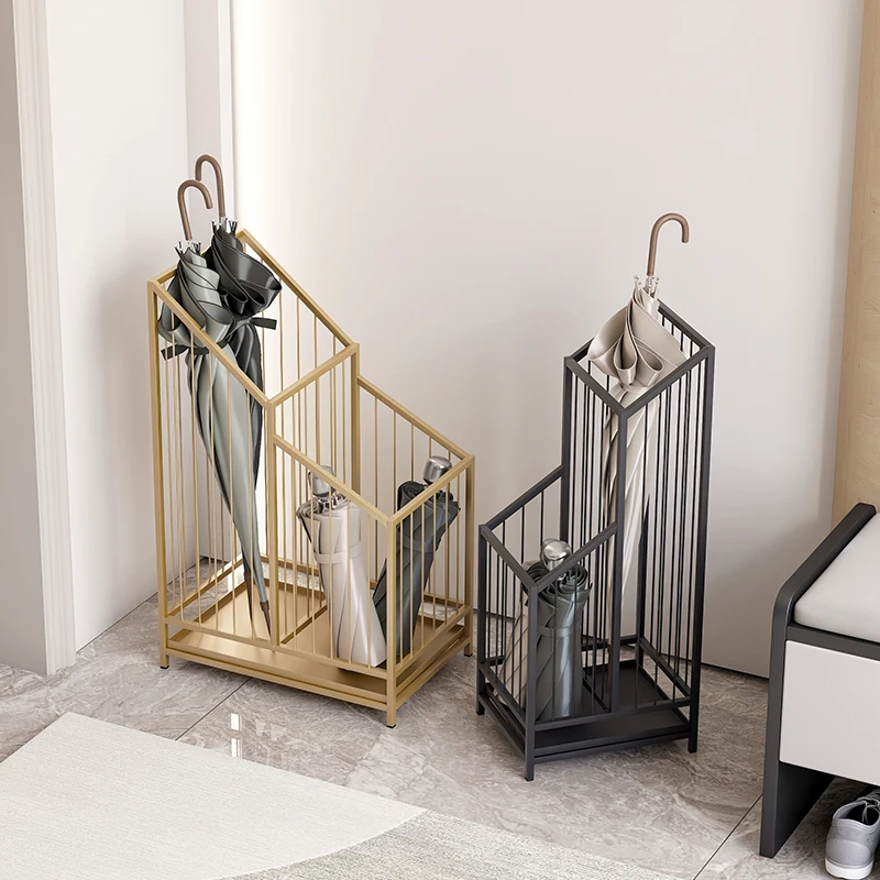 Commercial Umbrella Stand Metal Entryway Organizer for Hotel Lobby&Home Use High-Capacity Storage Bin Waterproof Umbrella Holder
