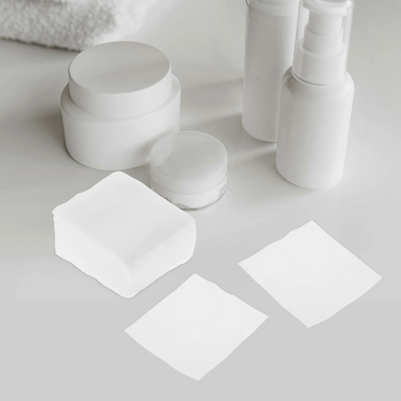 1200 قطعة من وسادات إزالة المكياج غير المنسوجة للوجه، ملحقات احترافية لصالونات التجميل، مستلزمات الوجه