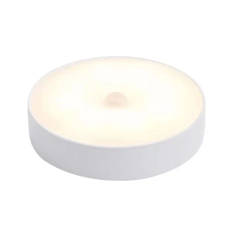 PIR Motion Sensor LED Night Light USB Rechargeable Night Lamp For Kitchen Cabinet Wardrobe Lamp Staircase Wireless Closet Light