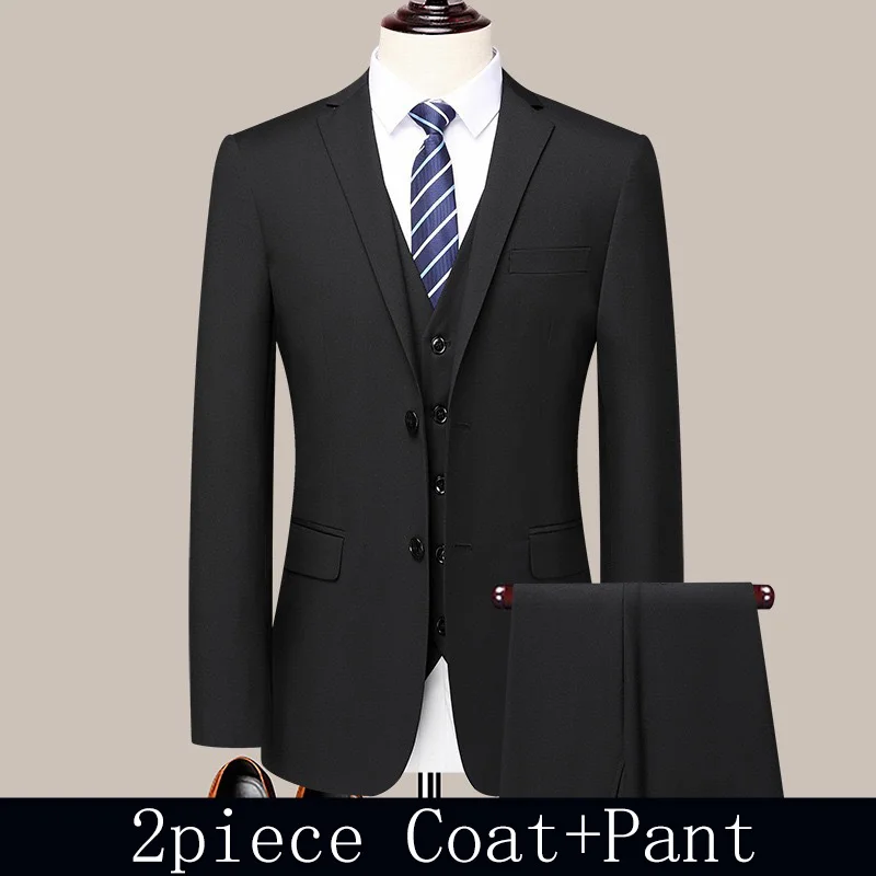 بدلة رجل بسيطة بلون سليم الذكور قطعتين مجموعات رفض طوق واحدة الصدر معطف زر بانت رجال الأعمال حفلة الزي