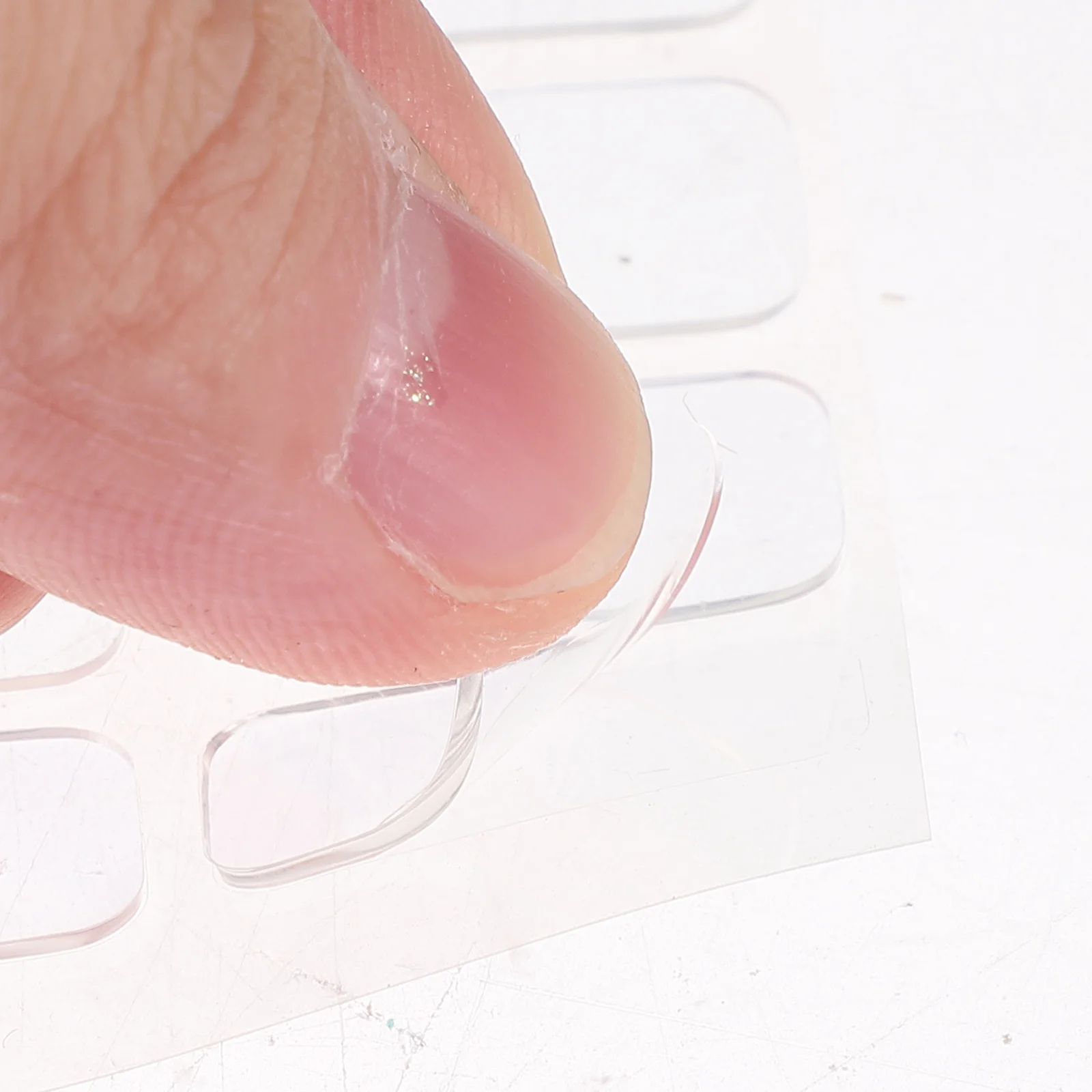 

10 Sheets Nail Double-Sided Glue Transparent Adhesive Tabs for Fake Nail Art Manicure Press on Nails Stickers Strong Hold